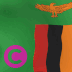 Sambia-Landesflagge Elgato Streamdeck und Loupedeck animierte GIF-Symbole als Hintergrundbild für die Tastenschaltfläche